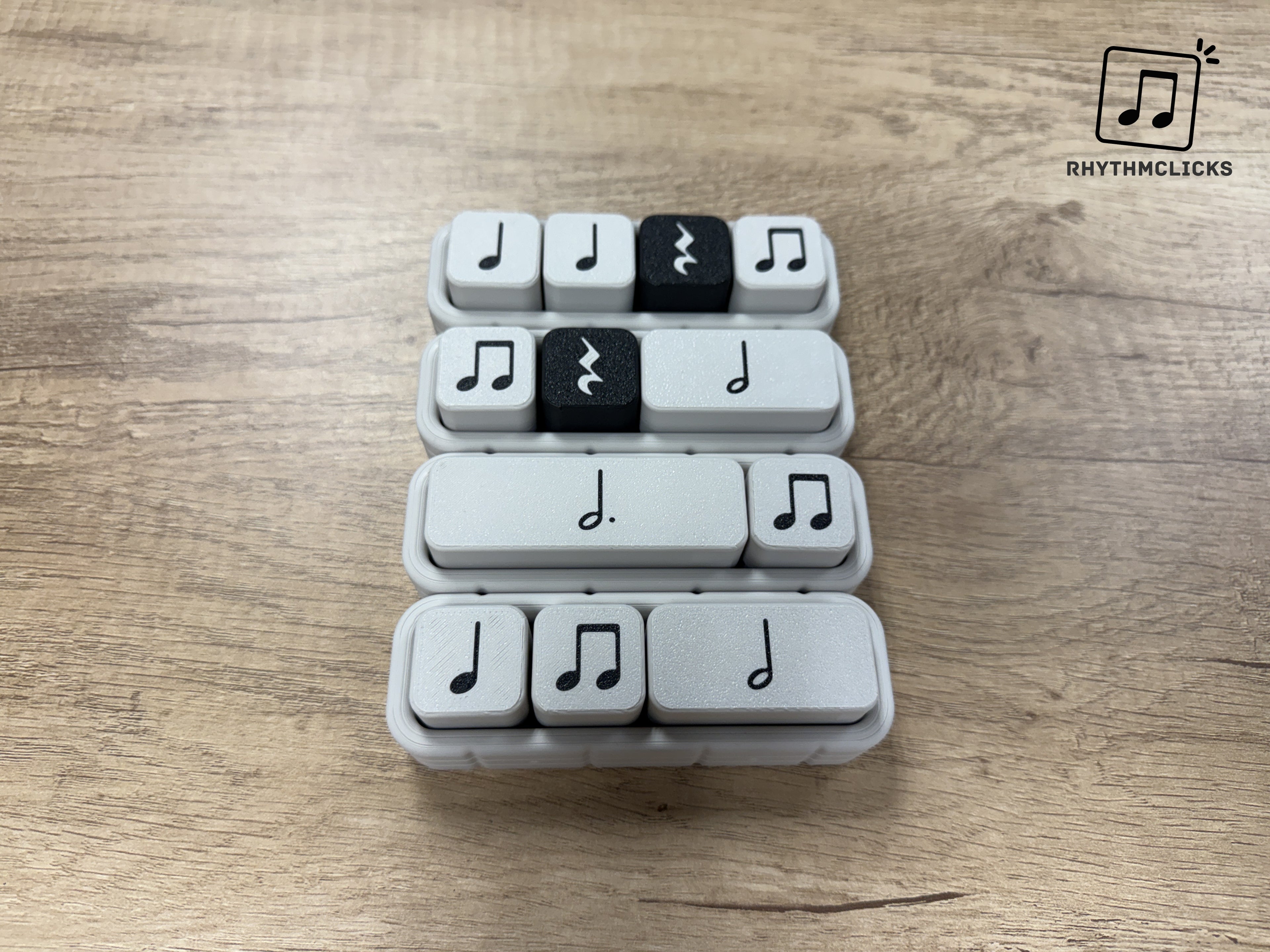 RhythmClicks - stacked blocks