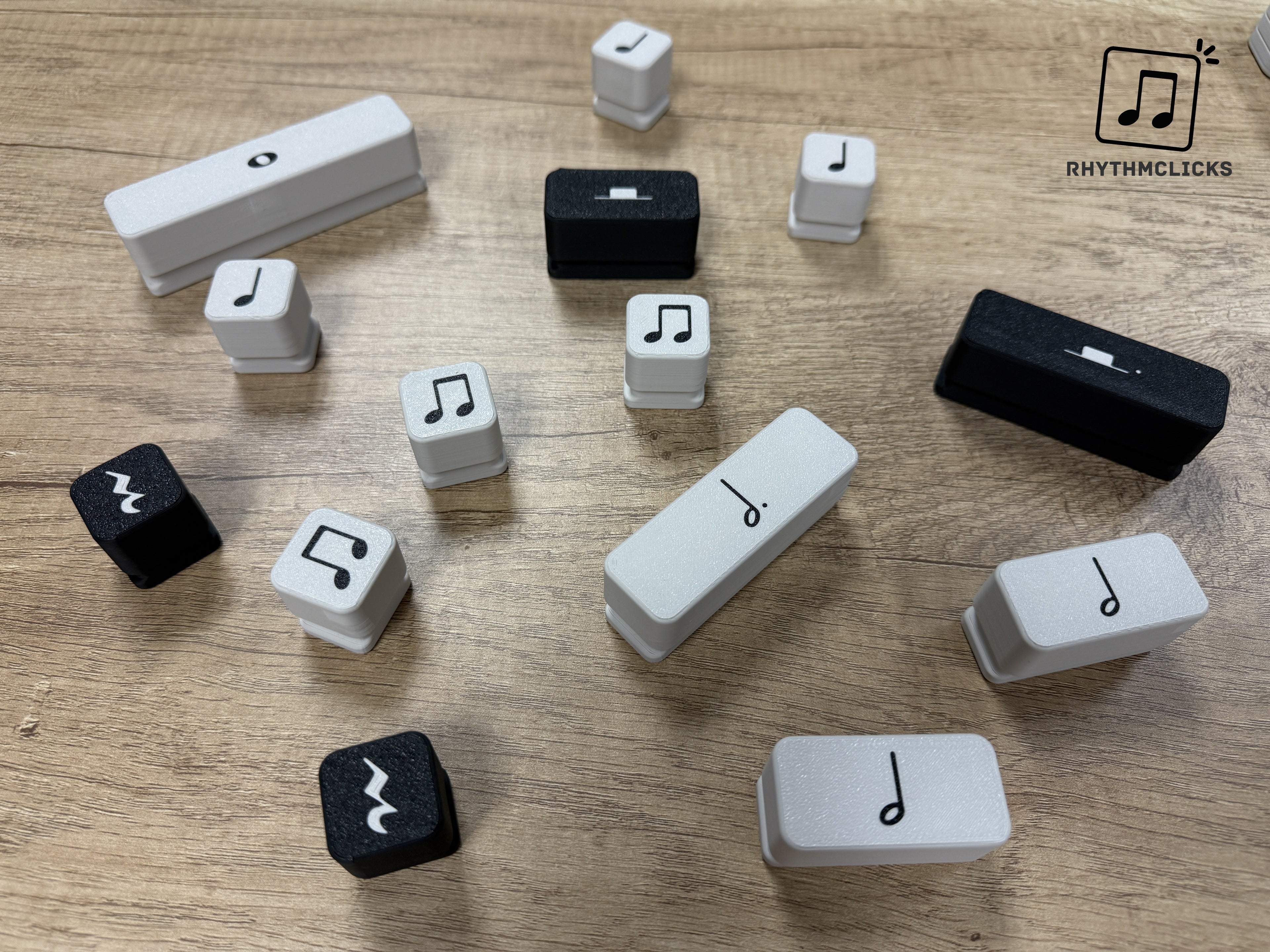 RhythmClicks - scattered blocks